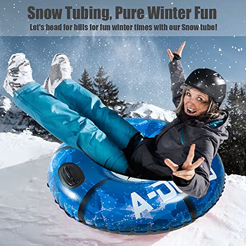 47 Inch Inflatable Snow Sled with Carrying Bag H6151