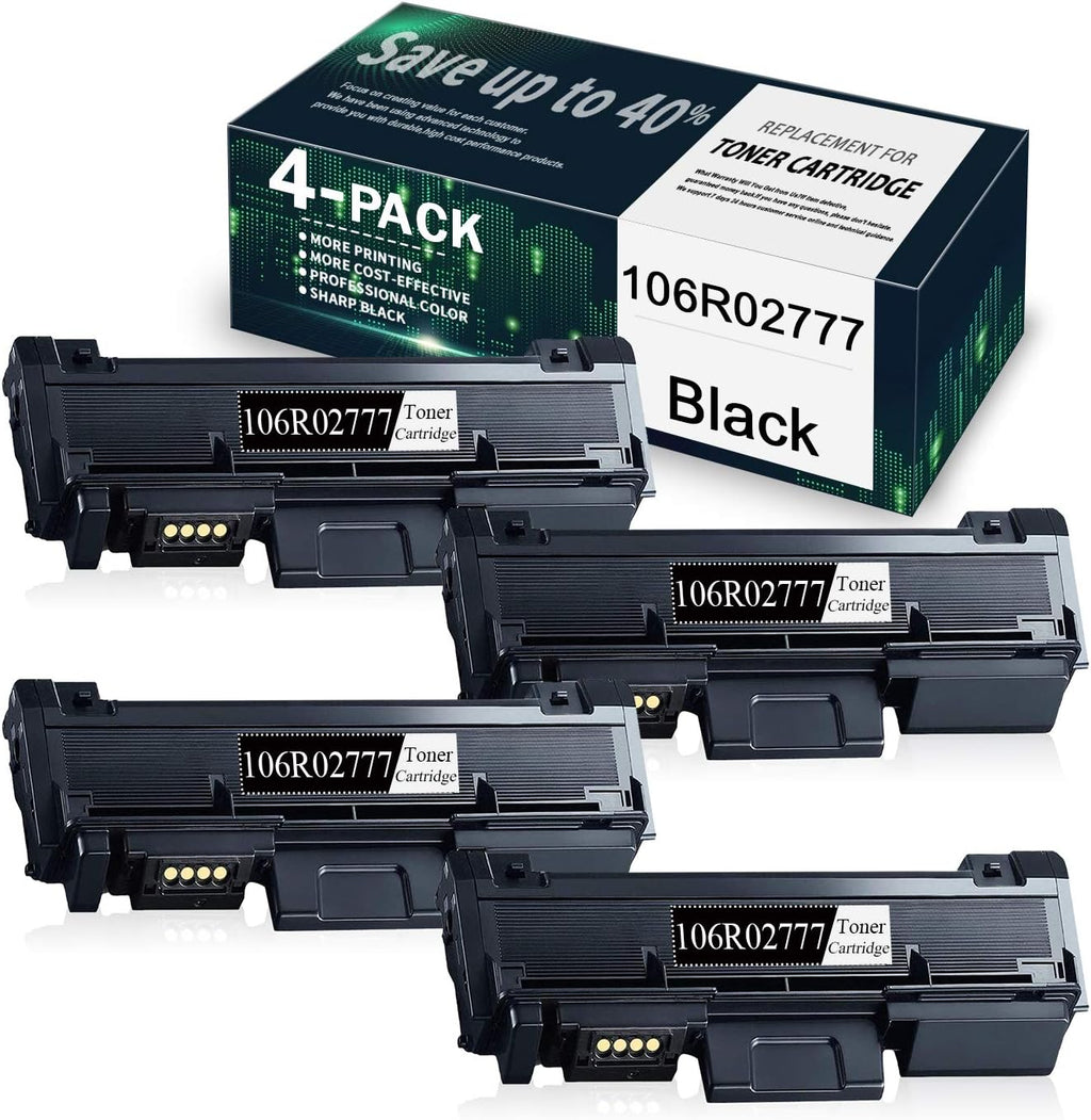 Black Compatible Toner Cartridge 4 Pack E504