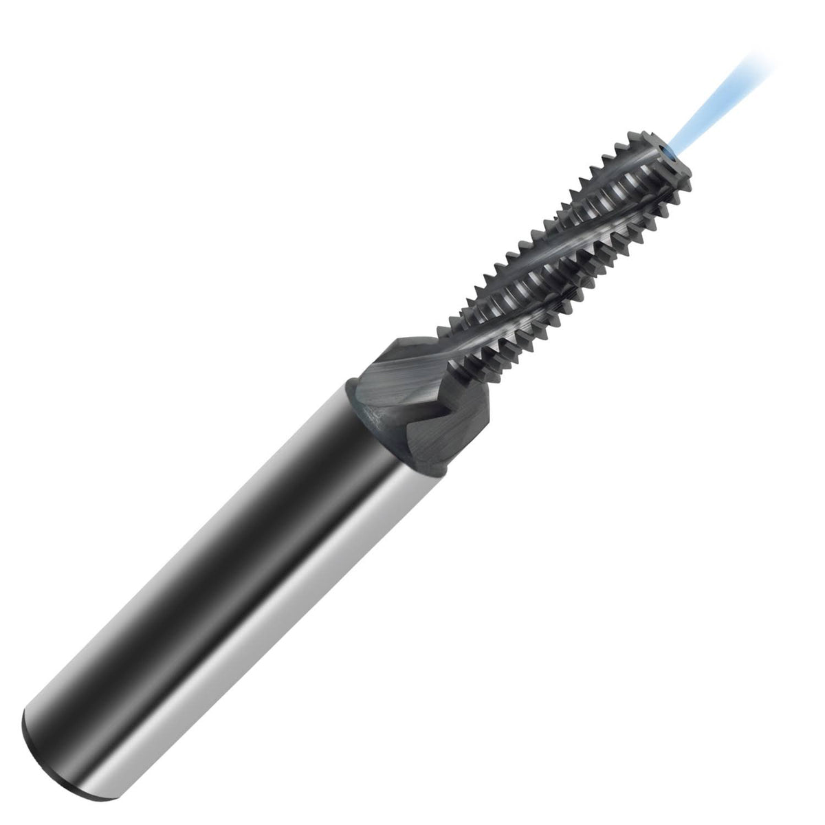 M3 x 0.50 Spiral Flute Carbide Thread Mill with Countersink N5748