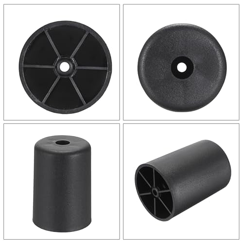 4PCS 3 Inch Plastic Furniture Legs Screw-in Replacement Kit F79503