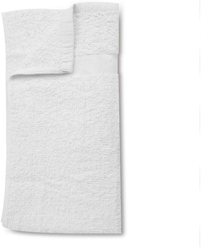 120 Pcs White Cotton Blend Bath Towel 24x48 Inch B460765