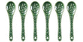 Green Ceramic Spoons Set of 6 G678919