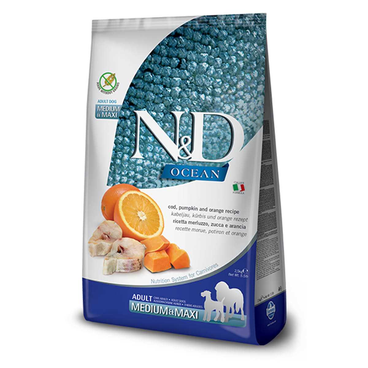 Ocean Cod Pumpkin & Orange Dry Dog Food P359