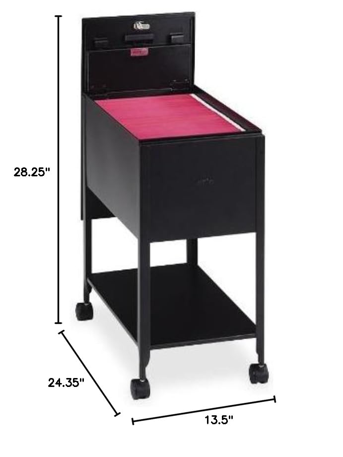 Mobile Tub File with Locking Lid X52327
