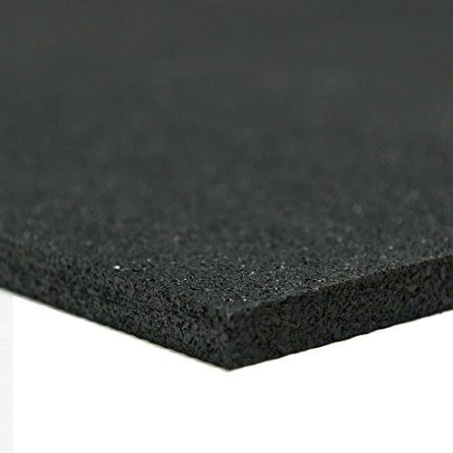 Recycled Rubber 60A Black 5mm x 48 in W x 168 in N17634