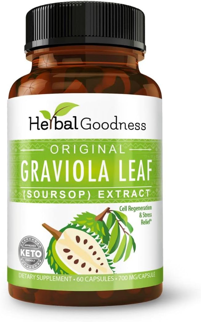 Graviola Soursop Capsules 60ct 700mg Per Serving F36759