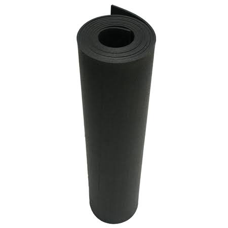 Recycled Rubber 60A Black 5mm x 48 in W x 168 in N17634