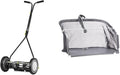 16-Inch 7-Blade Push Reel Lawn Mower and Grass Catcher Bundle I2830