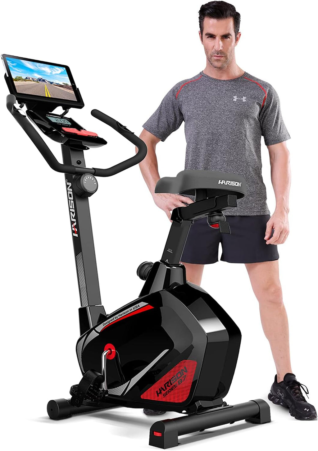 Exercise Bike Stationary with Tablet Holder 350 Lbs Capacity R34857