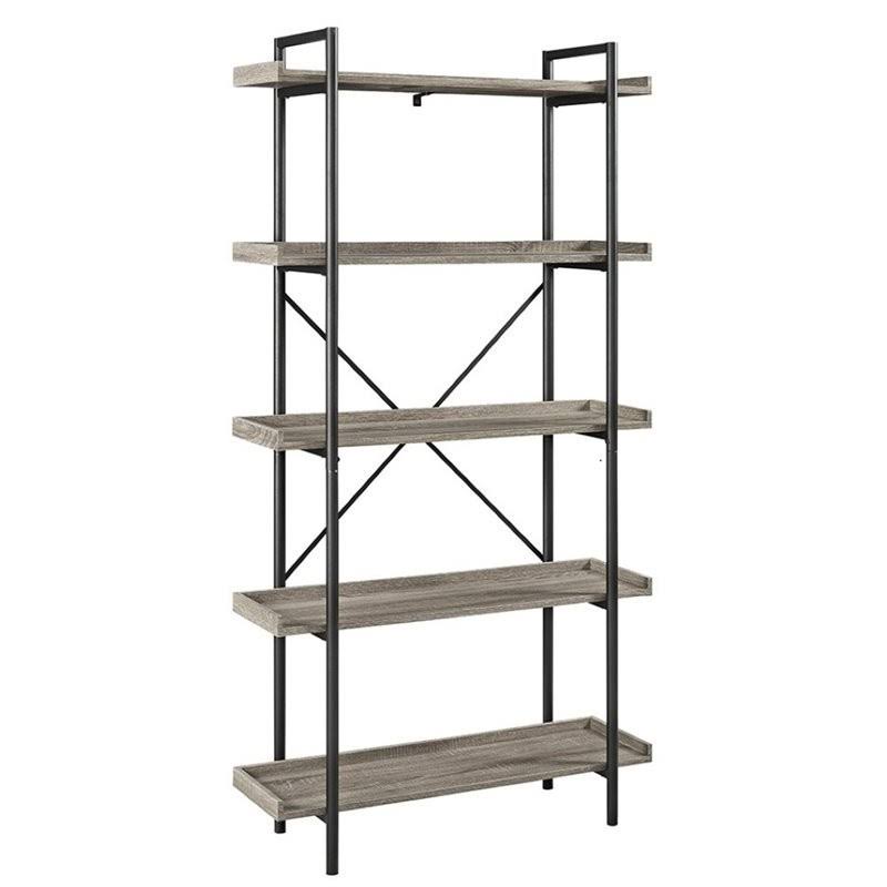 5 Shelf Driftwood Bookcase W374