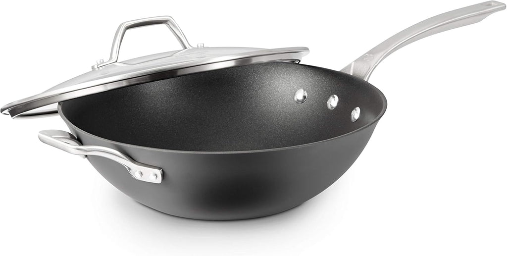 Hard-Anodized Nonstick 12-Inch Fry Pan with Cover W9625