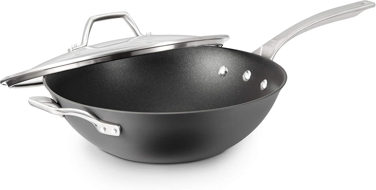 Hard-Anodized Nonstick 12-Inch Fry Pan with Cover W9625