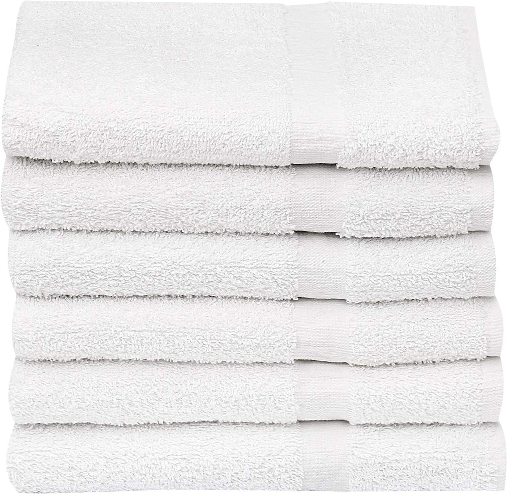 120 Pcs White Cotton Blend Bath Towel 24x48 Inch B460765