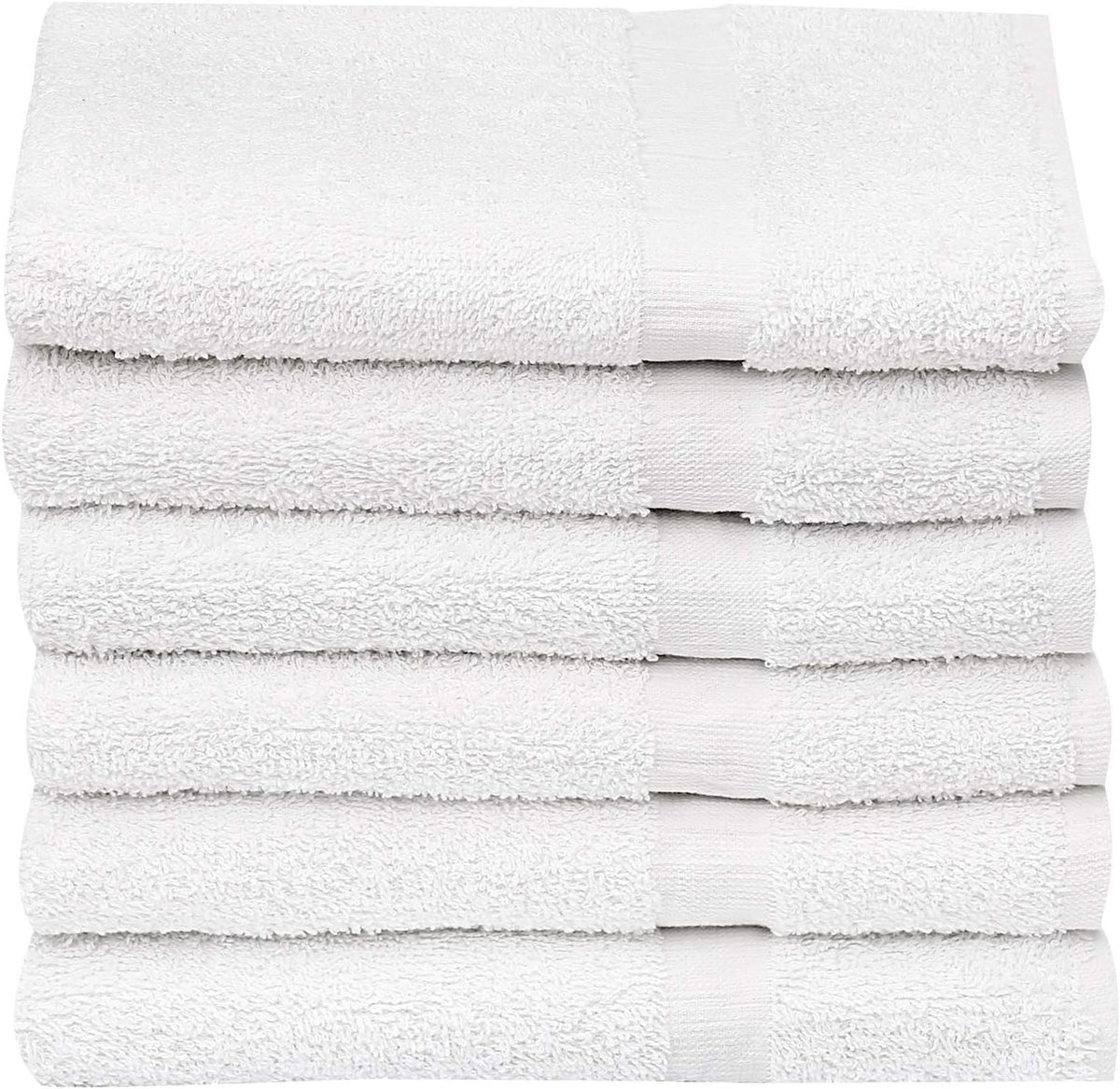 120 Pcs White Cotton Blend Bath Towel 24x48 Inch B460765