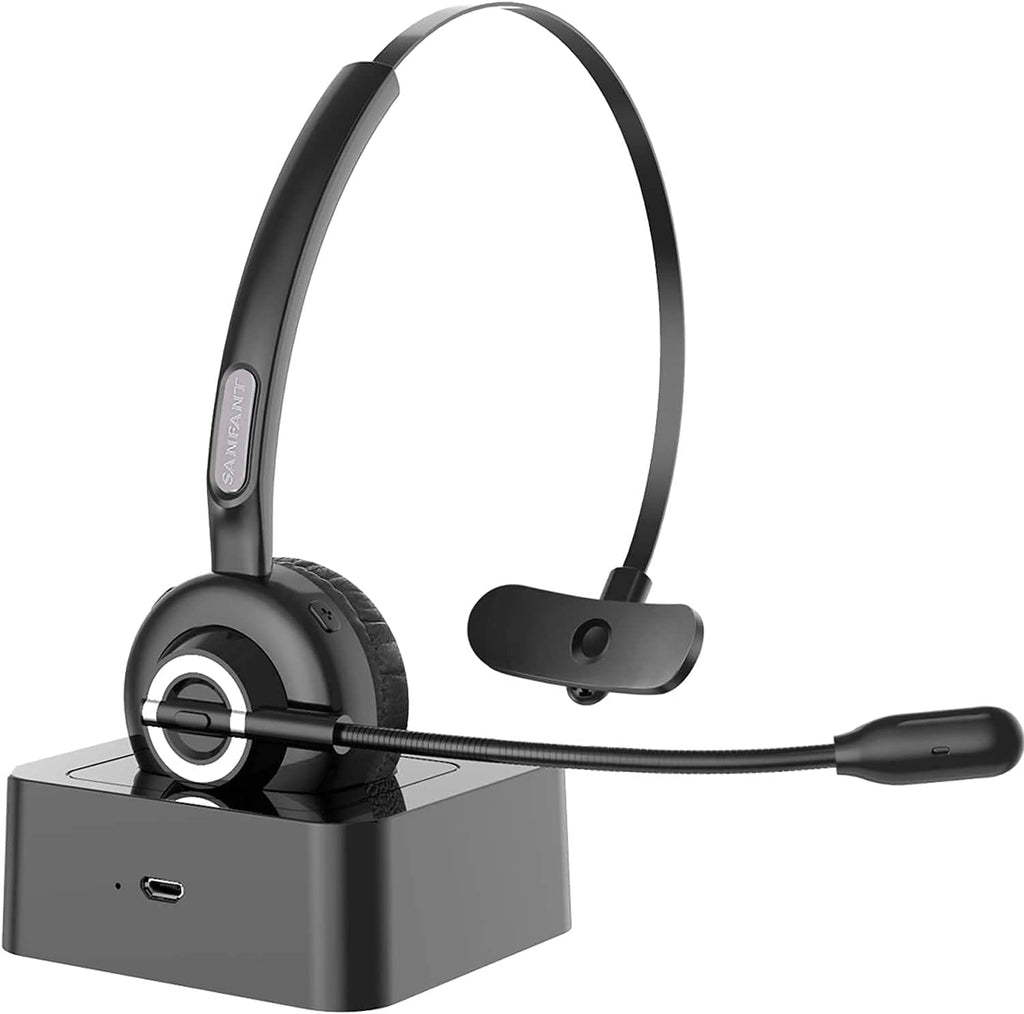 Bluetooth Headset with Microphone, Noise Canceling, 18hr Talktime V925