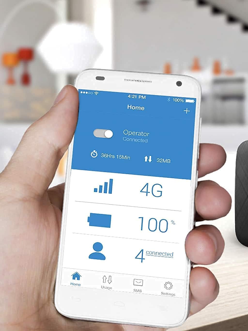 Black 4G LTE Mobile WiFi Hotspot Router M6811