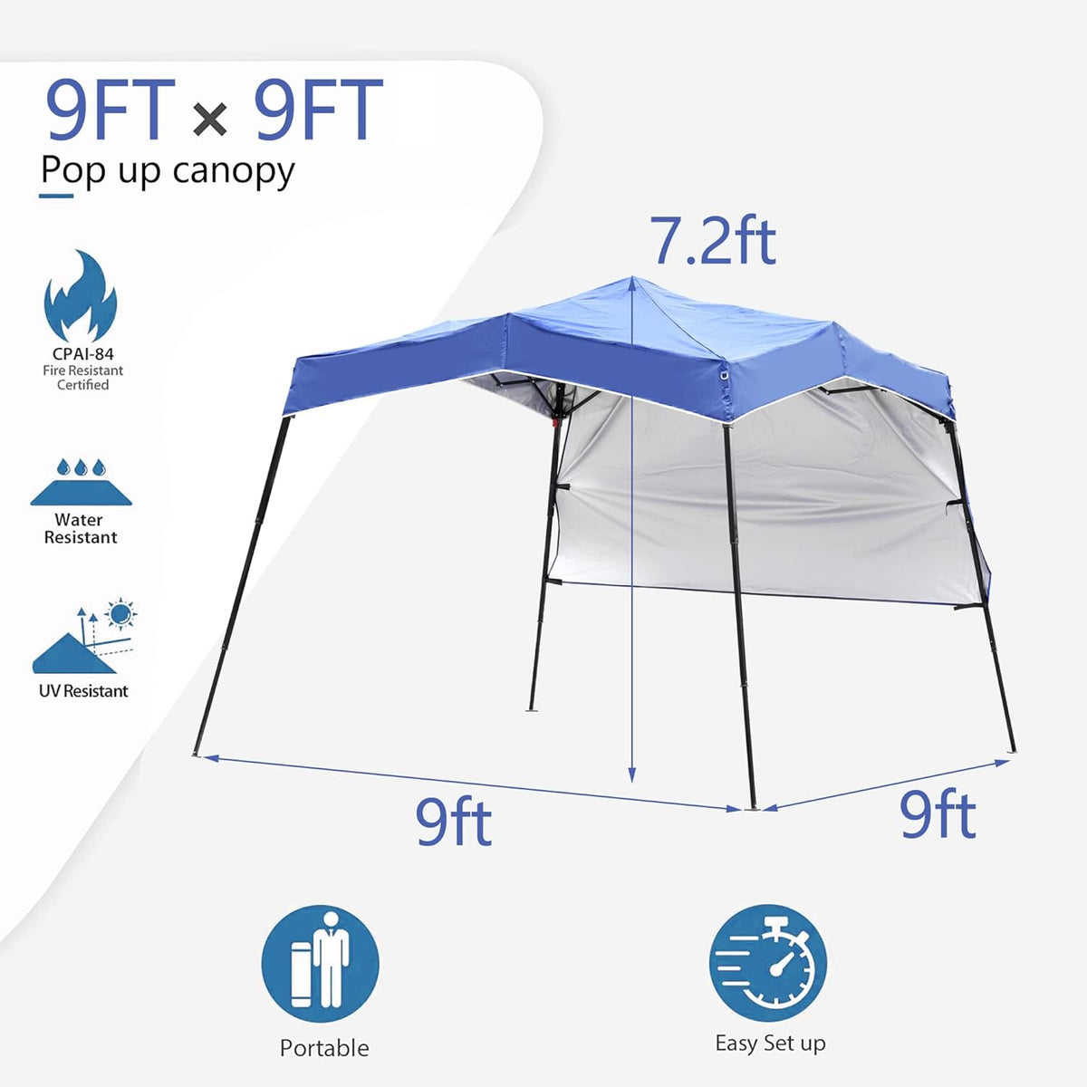 8x8 FT Pop up Canopy Tent N802