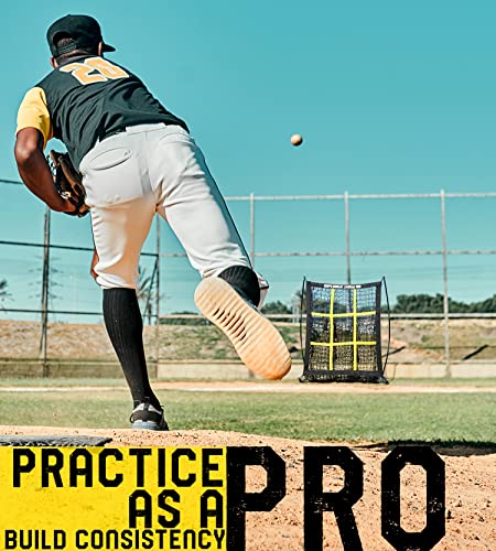 Pitching Net with Strike Zone Baseball Softball Training Equipment G4521