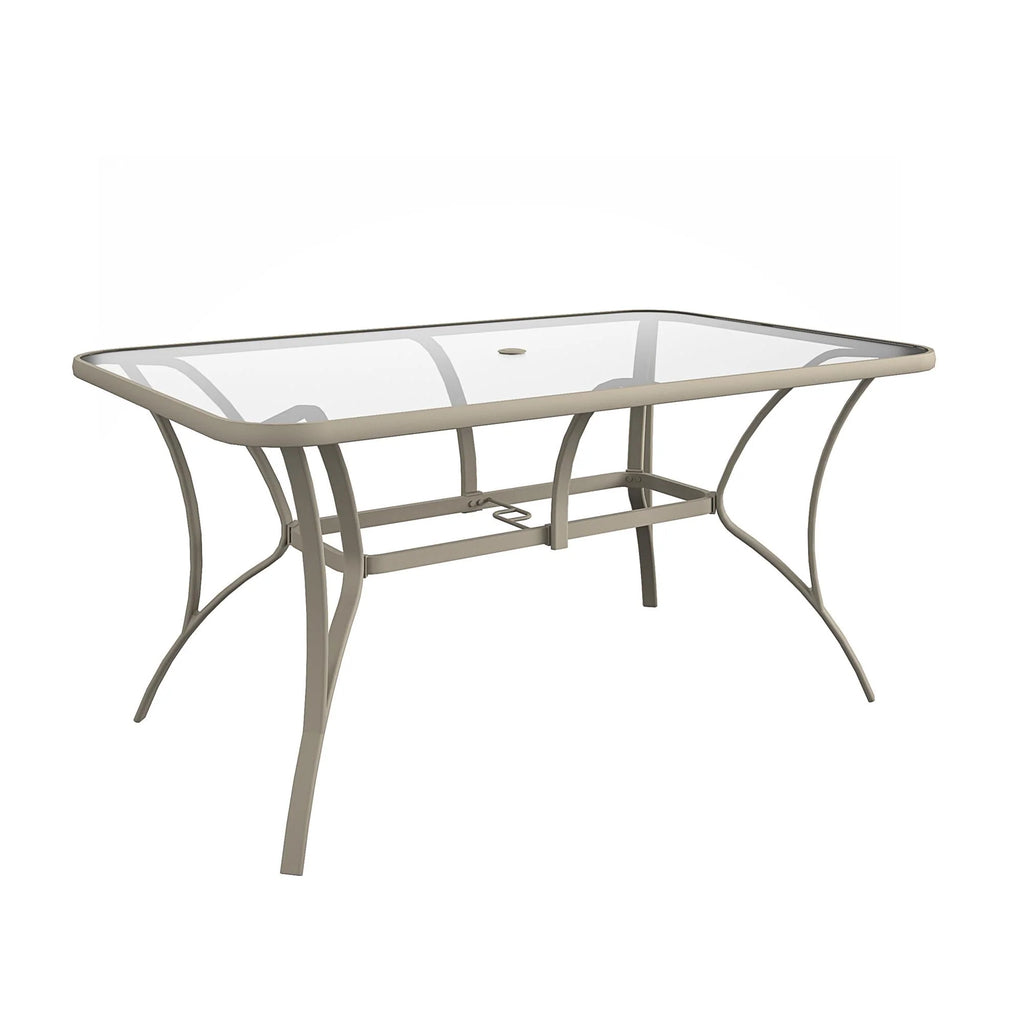 Dark Gray Steel Patio Dining Table W20989