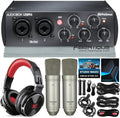 USB Audio Interface with Two Condenser Microphones and Headphones V42592