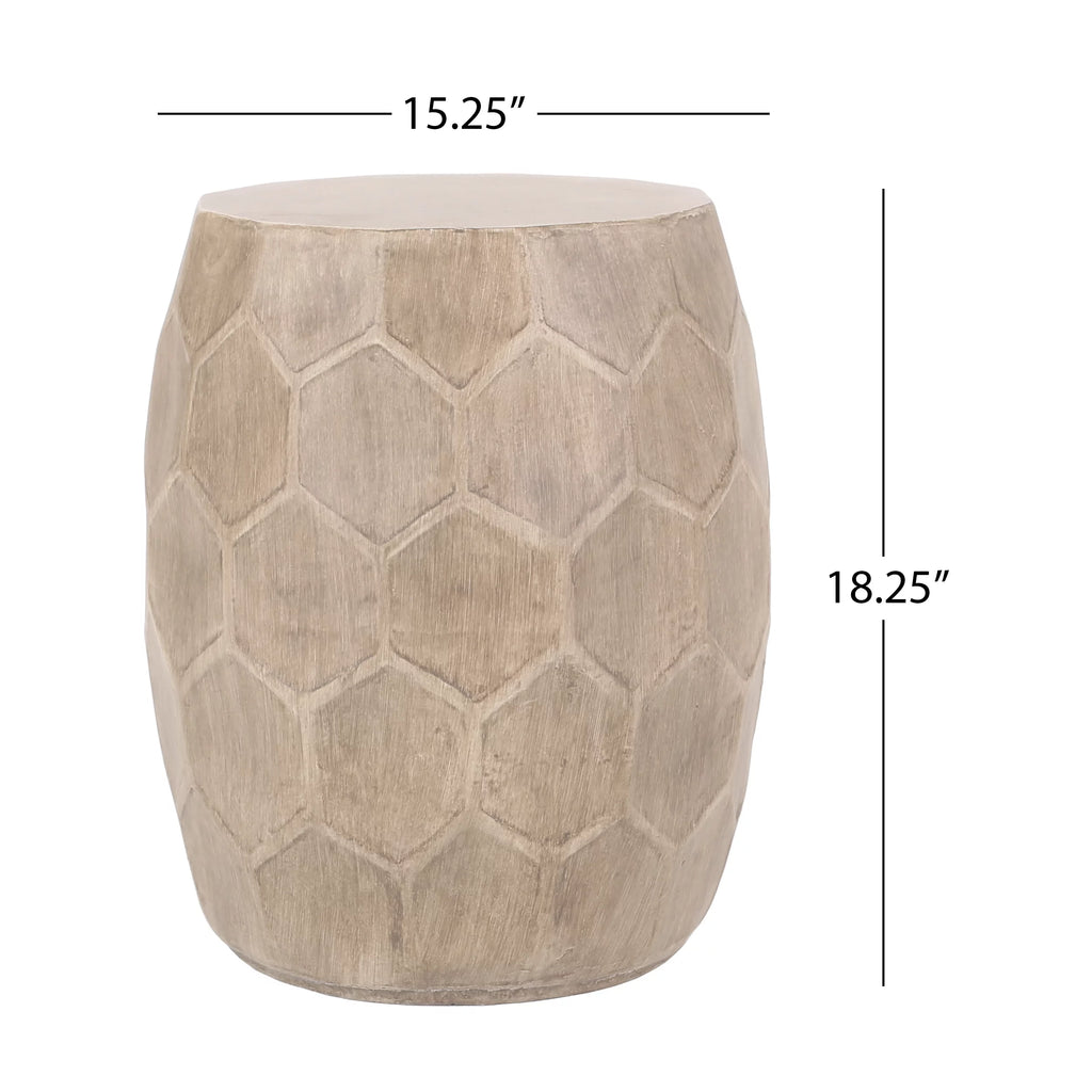 Lightweight Concrete Outdoor Side Table N1253