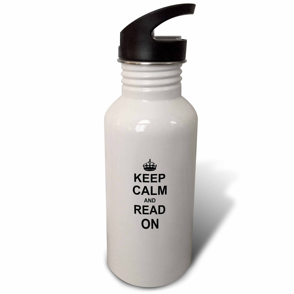 21 oz Black Sports Water Bottle P140689
