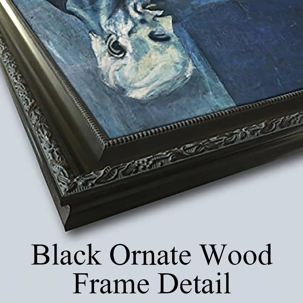 Black Ornate Framed Double Matted Museum Art Print H94274