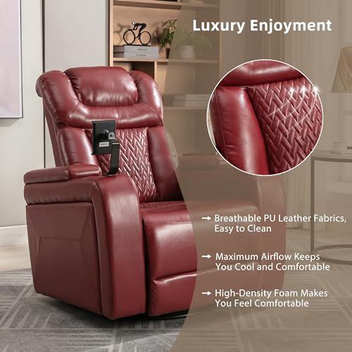 Electric Recliner Chair with USB Charge Port and Cup Holders V431793