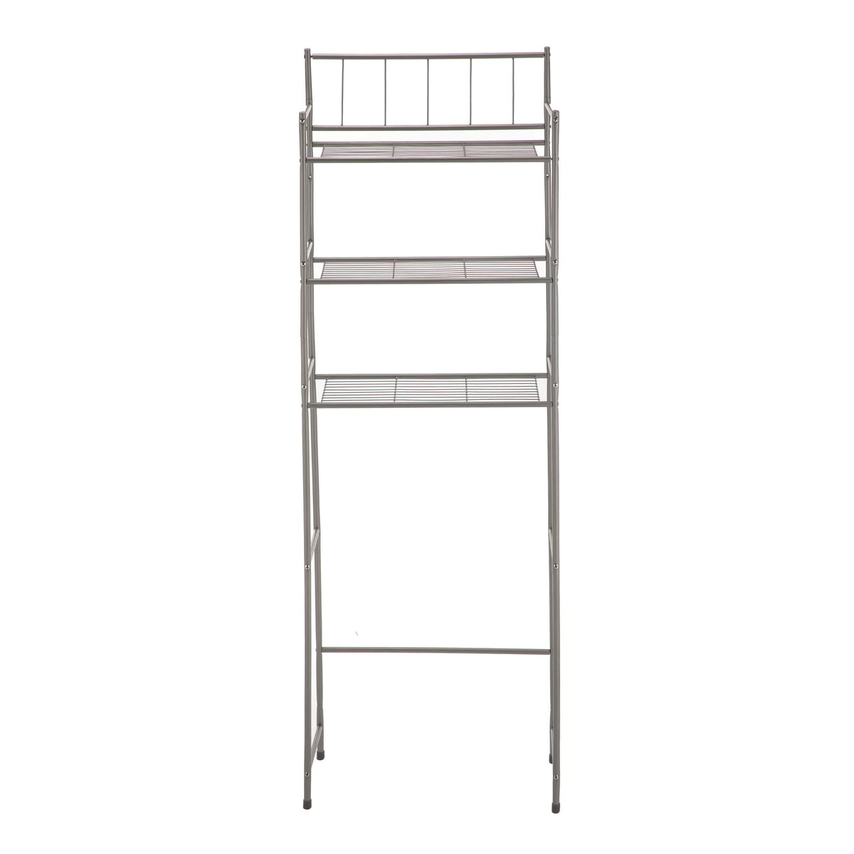 4 Piece Steel Satin Nickel Bath Shelves Set Y7020