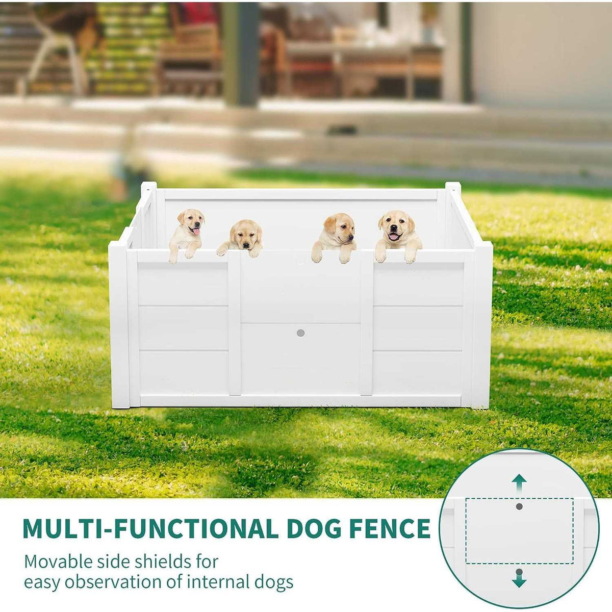 Wooden Dog Pen U65858