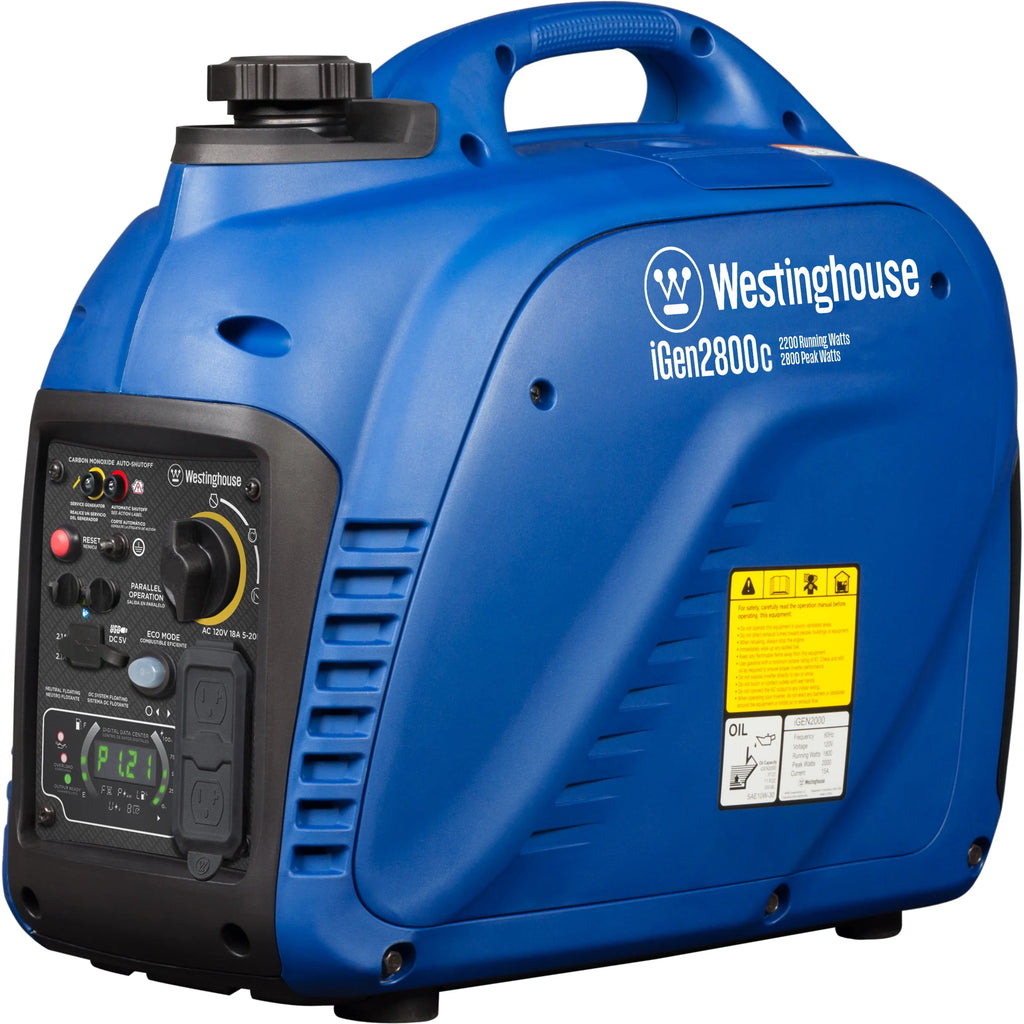 2800 Peak Watt Portable Gas Powered Inverter Generator with CO Sensor C6644