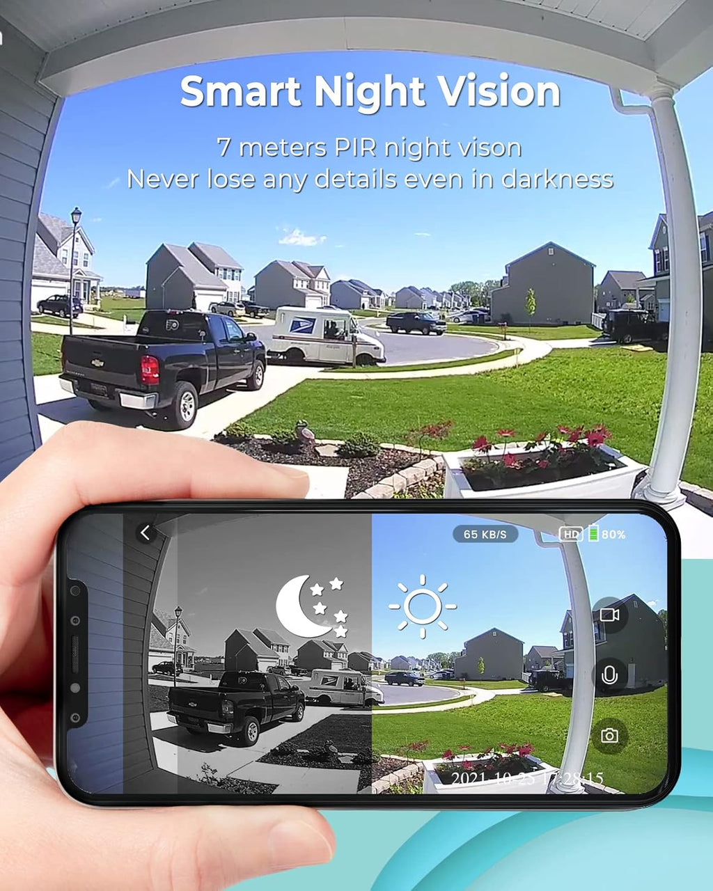 Video Doorbell Camera with Two-Way Audio and 1080P HD B217105