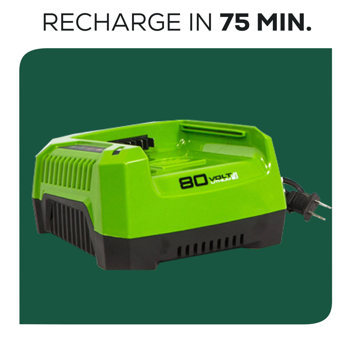 80V 21 Self Propelled Mower 5Ah Battery & Charger J42644