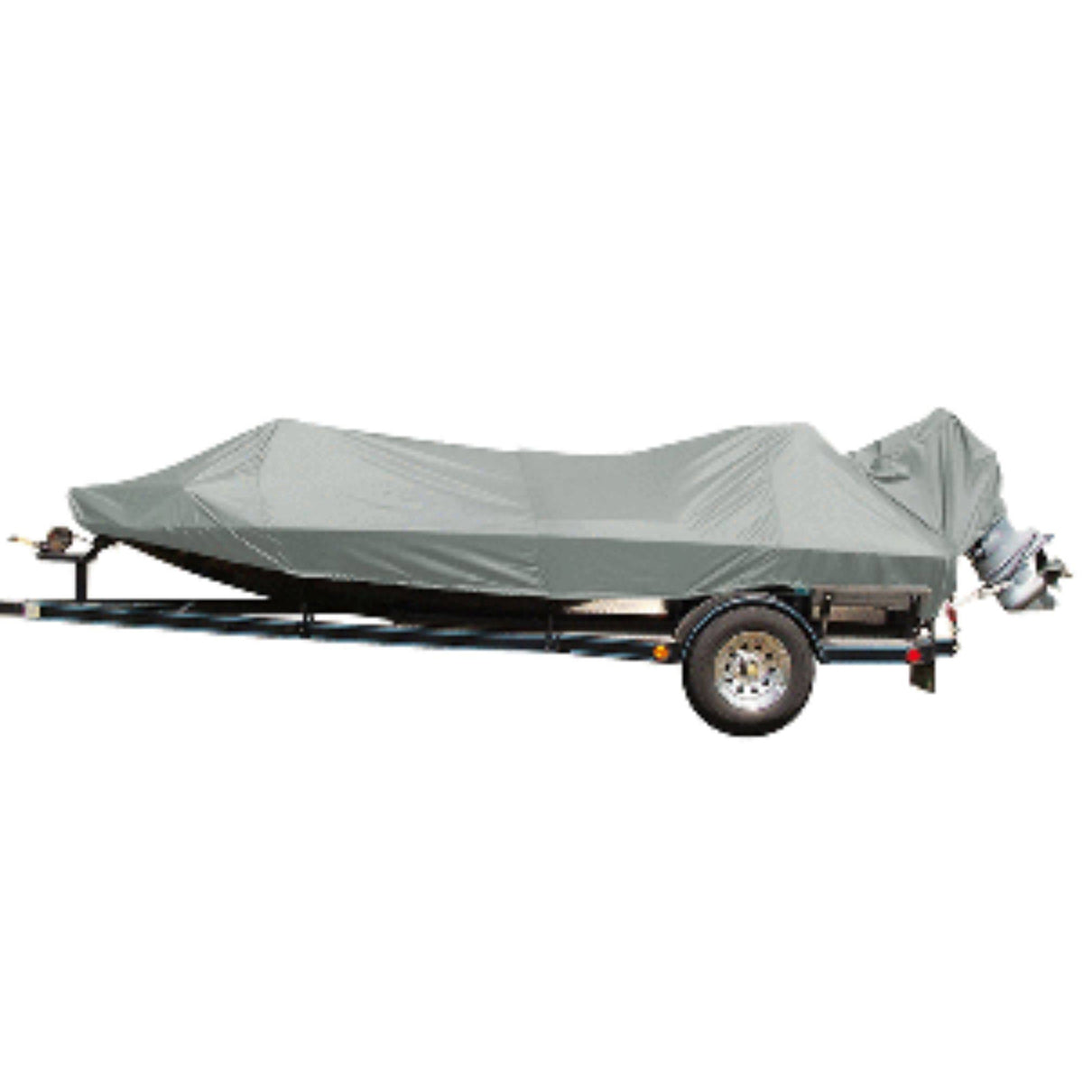 Grey Extra Wide Boat Cover for Jon Style Bass Boats L6044