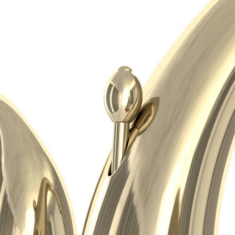 8 in. Widespread Double-Handle High-Arc Bathroom Faucet in Polished Brass G84692