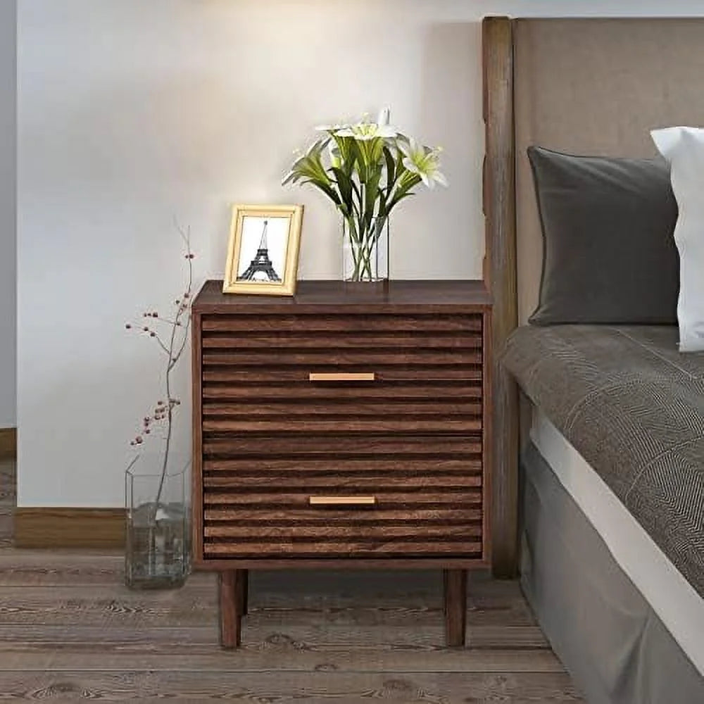 Set of 2 Nightstands with 2 Drawers M78379