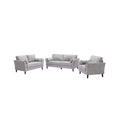 Linen Fabric Sofa Loveseat Chair Set L250276