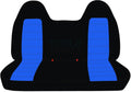 Black & Gray Two-Tone Truck Seat Covers for Front Solid Bench L850109