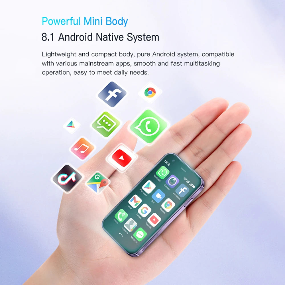 3Inch Quad Core 3GB+64GB 4G LTE Dual SIM Mini Smartphone Z241495