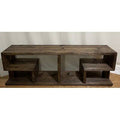 Pickled Oak Console Table V60455