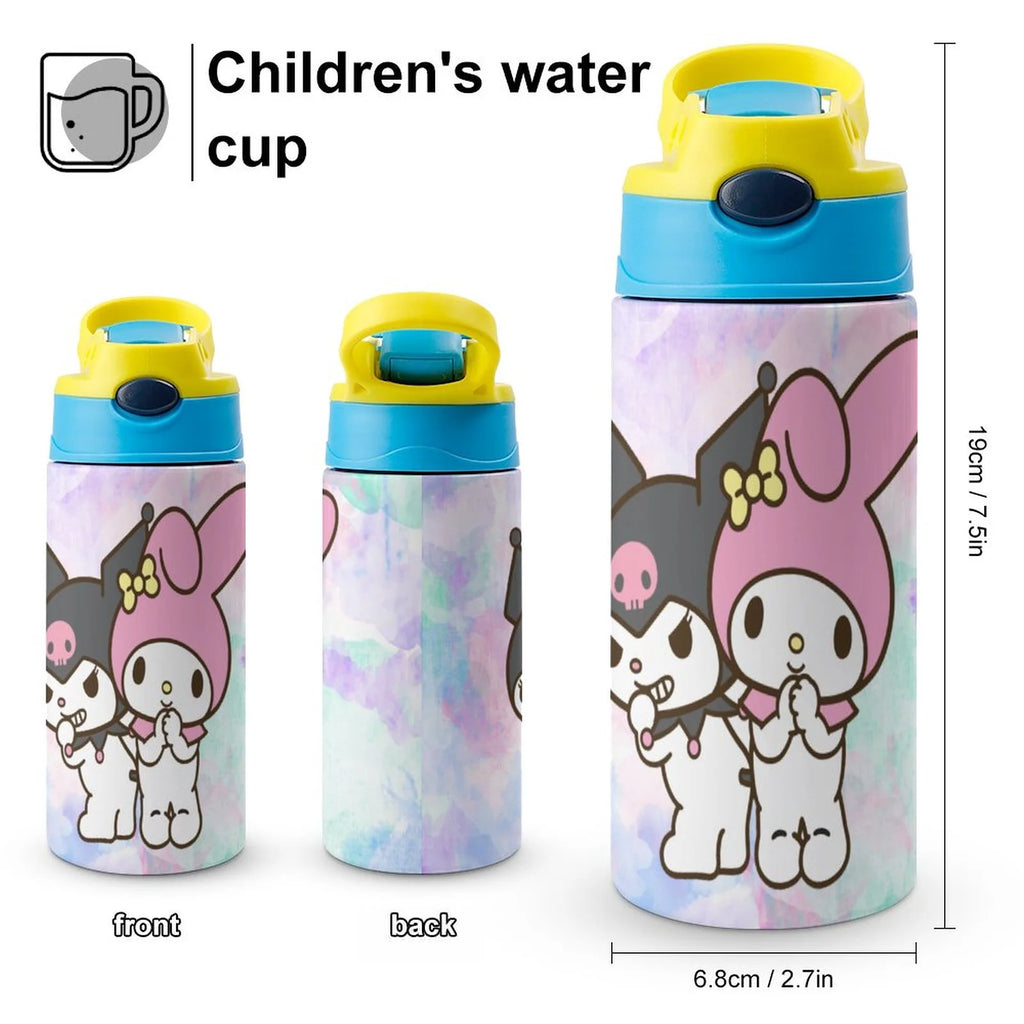 Stainless Steel Straw Water Bottle Y5096