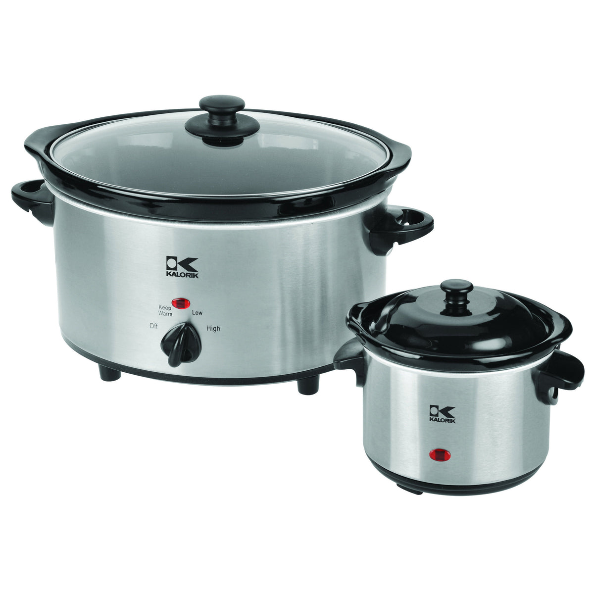 4.75 qt Slow Cooker with 0.75 qt Dipper - Stainless Steel G245