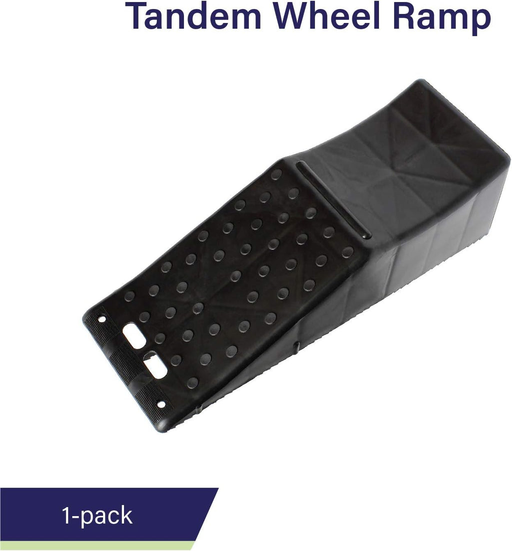 Tandem Wheel Ramp, 5.5in Tire Lift, Concave Portable Ramp, Pack of 2 X6350