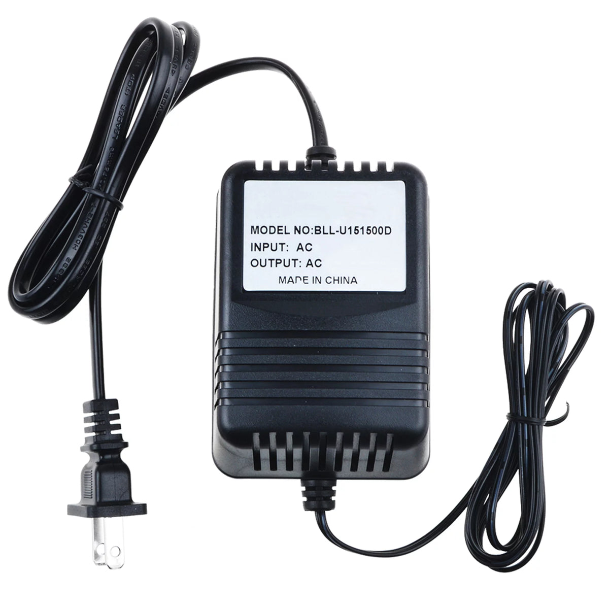 12V AC to AC Adapter Power Supply Cord Charger Y1975
