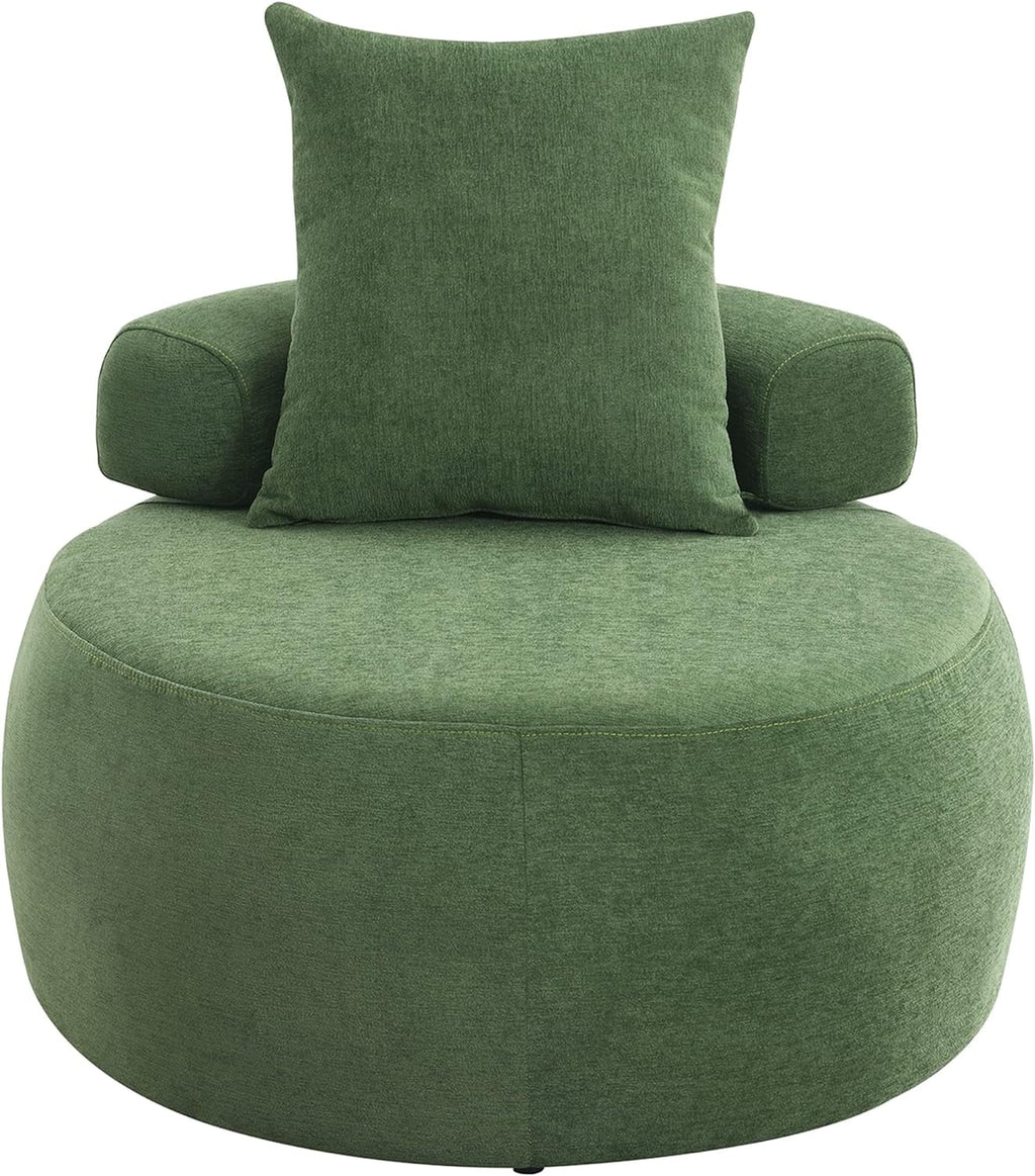 Barrel Armchair with Pillow N98007