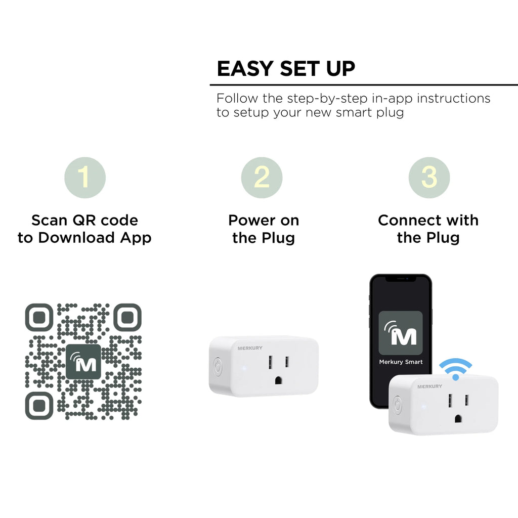 Smart Plug WiFi Outlet 4-pack M5455