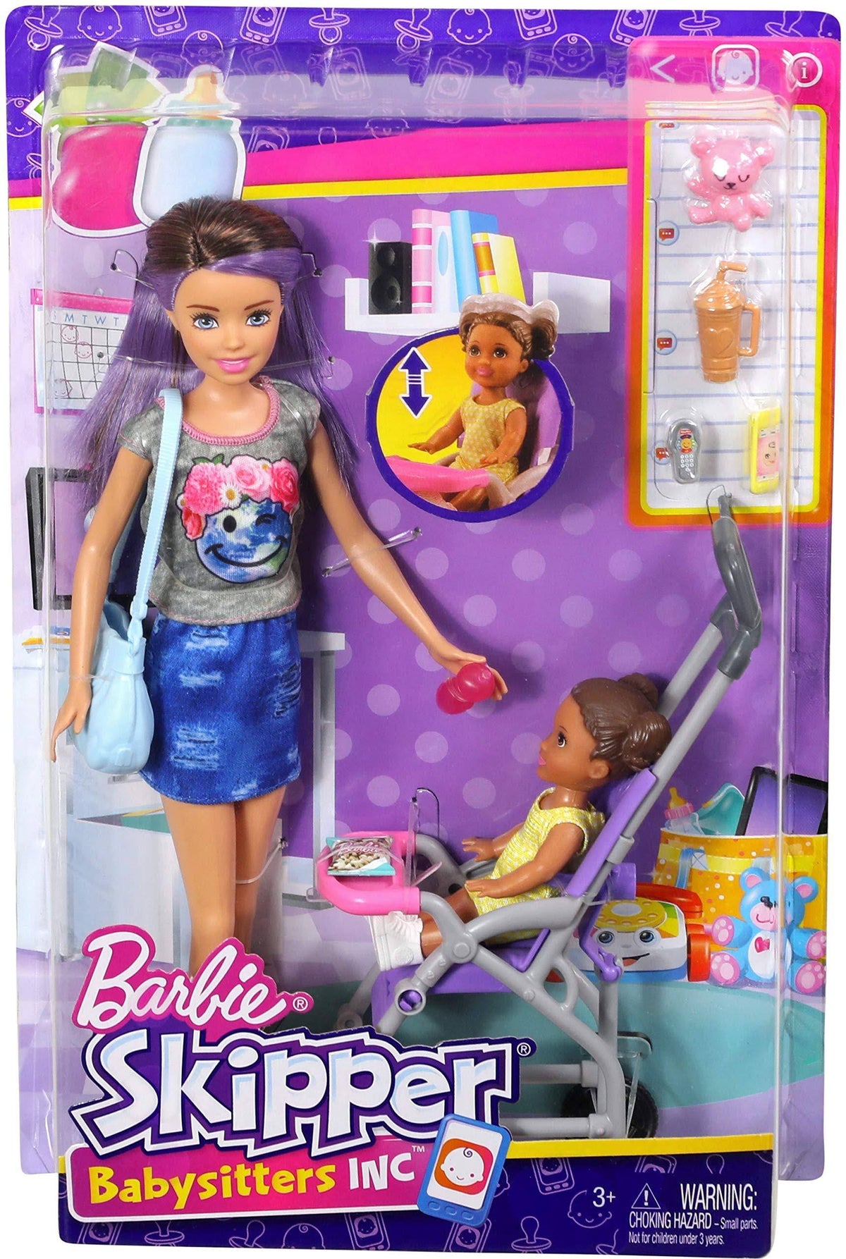 Caucasian Doll and Stroller Playset Z249831