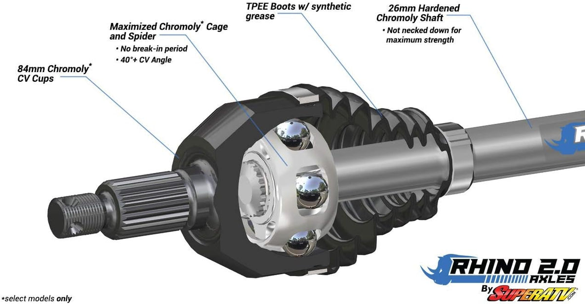 Heavy Duty Front Left Axle for Kawasaki Teryx KRX 1000 C1100
