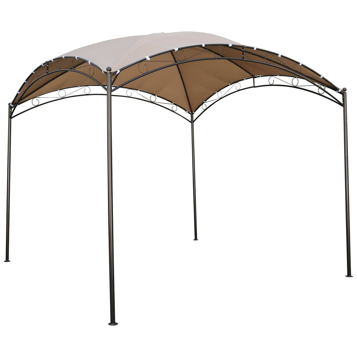 Square 10 Foot Dome Top Gazebo J669462