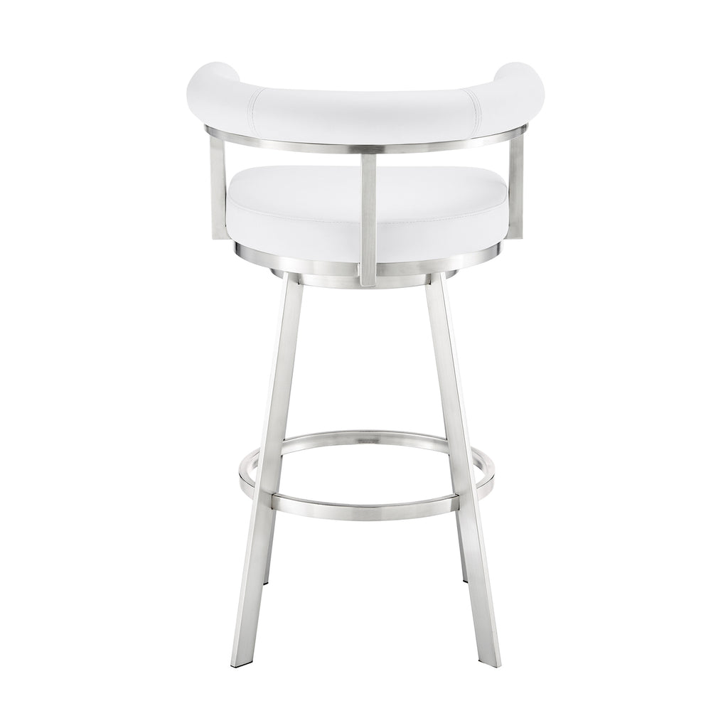 Black/Chrome Swivel Bar Stool C70722